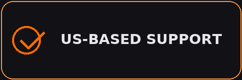 US-based support